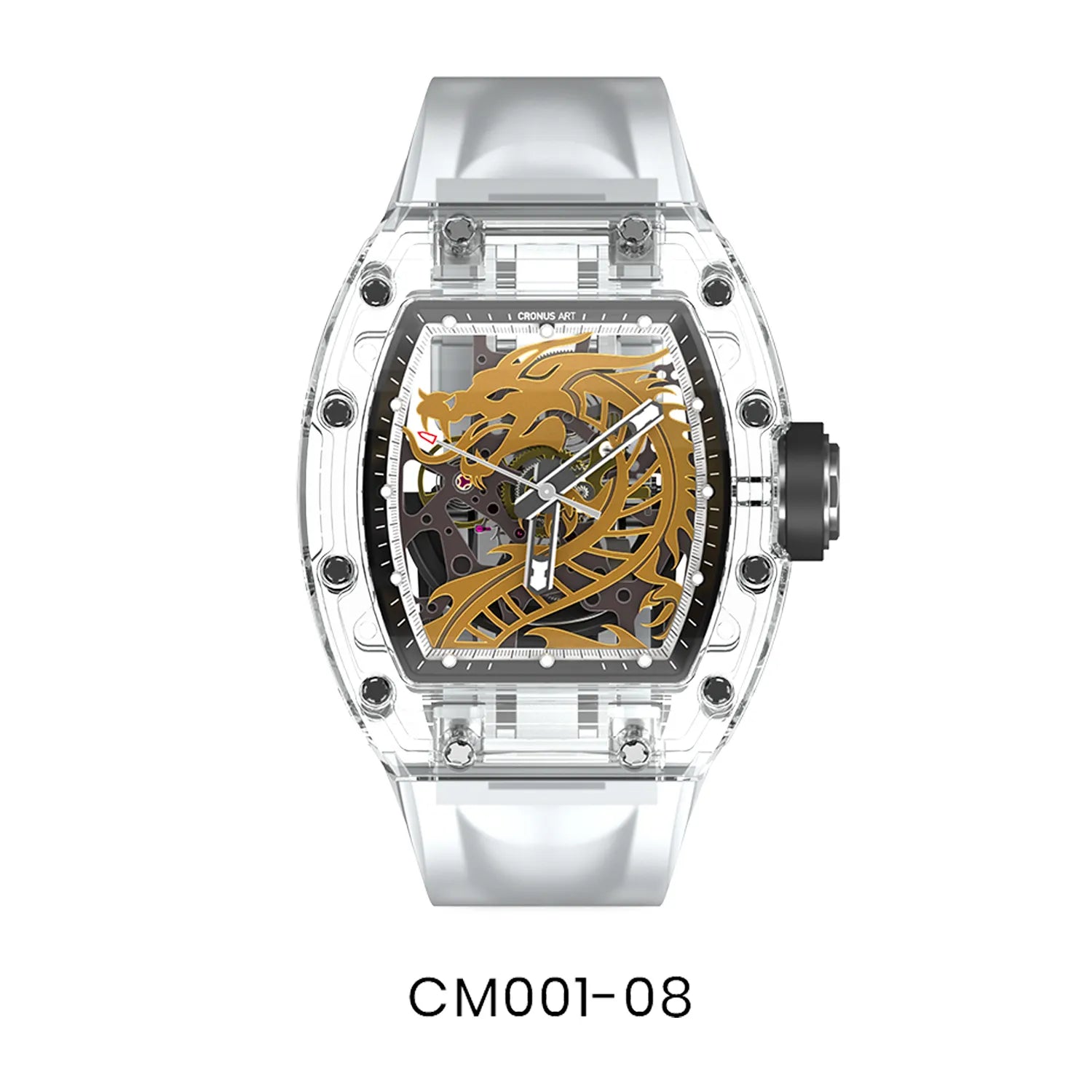 Crystal Men's Mechanical Watch Men's Sapphire Mirror Glass Luxury Mechanical Custom Watch