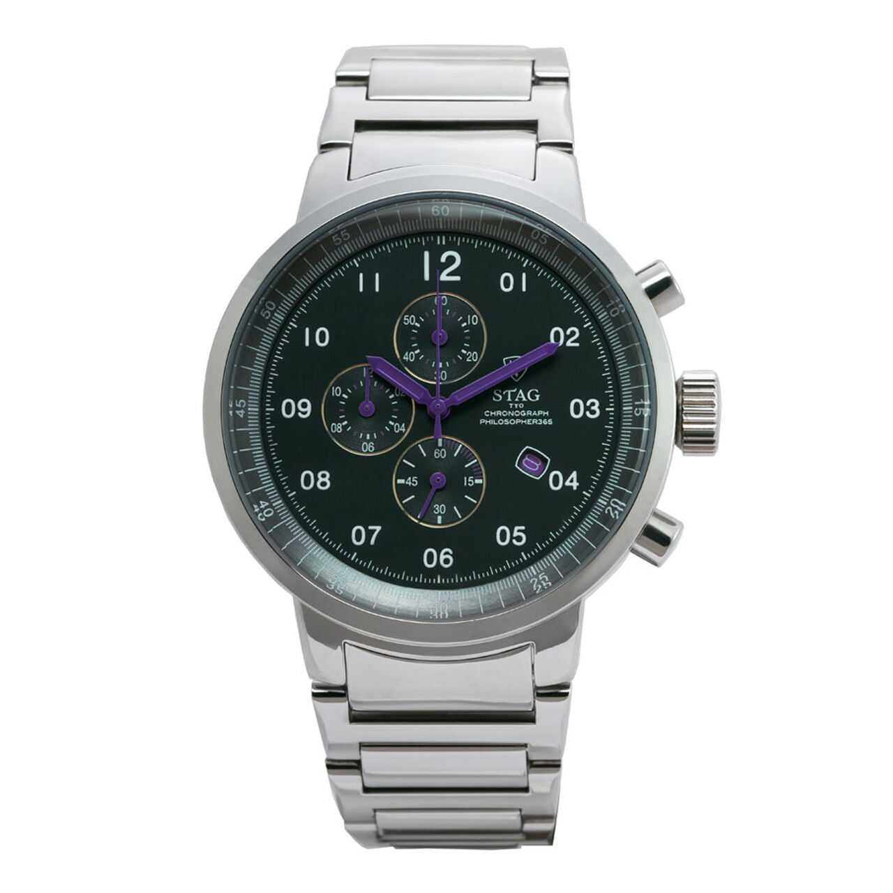 Men's Metal Strap Type Chronograph Watch